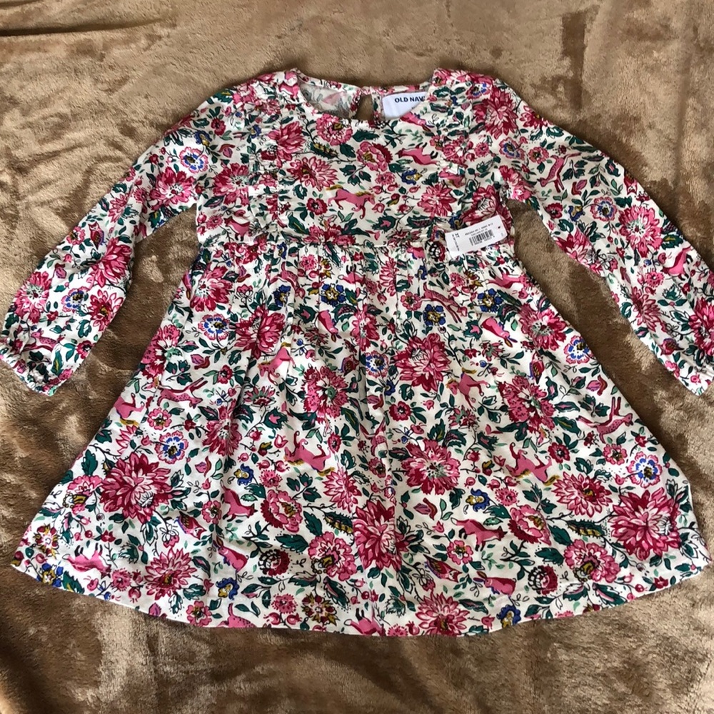 NWT OLD NAVY WOODLAND ANIMAL PRINT DRESS